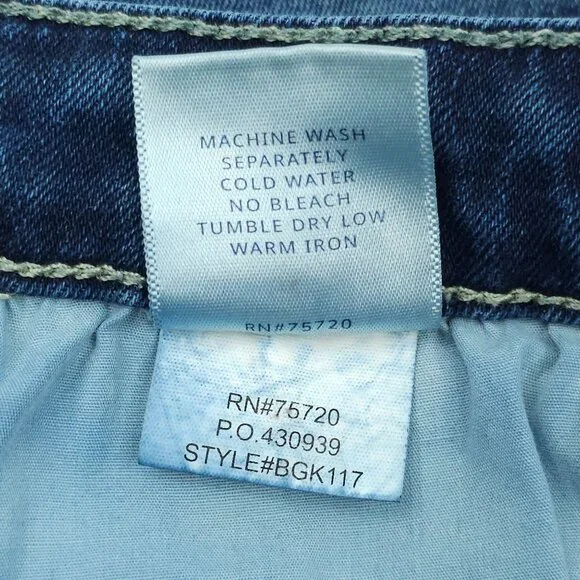 Buckle BKE Gabby Jeans High Rise Curvy Fit Bootcut 29x28.5 Stretch Dark Wash - Picture 10 of 12